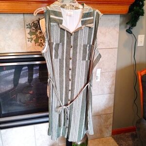 NOBO XL (15-17) Vertical Stripe Dress!